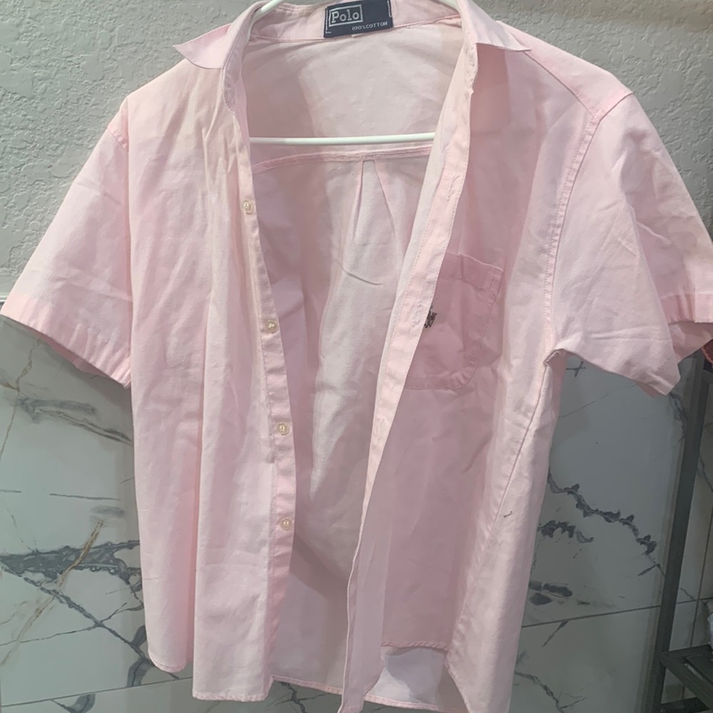 Polo pink Button Down